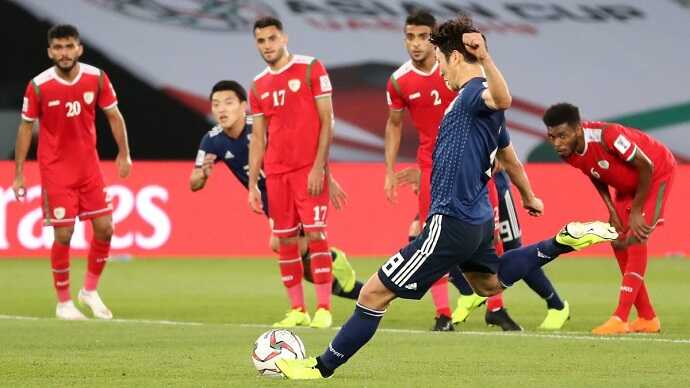 مباراة عمان واليابان اليوم